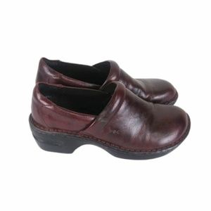 BOC | Red Faux Leather Mules